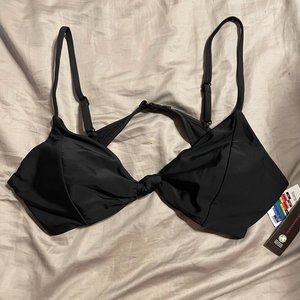 NWT No Boundaries Black Bikini Top size XL *190